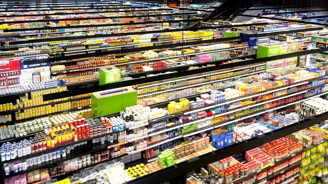 Market rafında sağlık ve bakım ürünleri